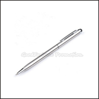Engraved Metal Twist Ballpoint Pen With Stylus Tip Smooth And Reliable Writing