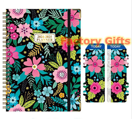 Sublimation Printing Sprial Notebook Sticky Notes Elastic And Ribbon Personalised Planner Diary