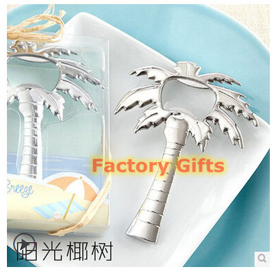 Biodegradable Wedding Souvenir Gifts Tree Bottle Opener Delicately Shaped