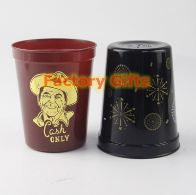 Gold Logo Printed Personalized Party Mugs Drops Resistant Custom Printed Cup