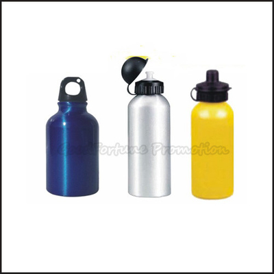 Lightweight Aluminum Custom Cycling Water Bottles 500ml/600ml Dent Resistance