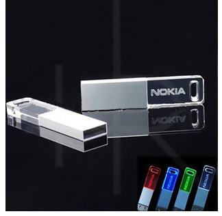 Luxury Promotional Business Gifts High Speed Crystal Usb Flash Drive 8GB Exquisite
