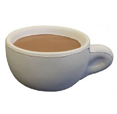 Promotion Gift Coffee Cup Stress Ball Logo Imprinted Stress Squeeze Toy