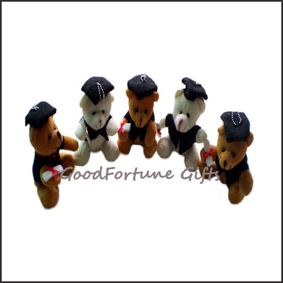 Miniature Promotional Teddy Bear Keychain Customized For Mobile Bag Hanging