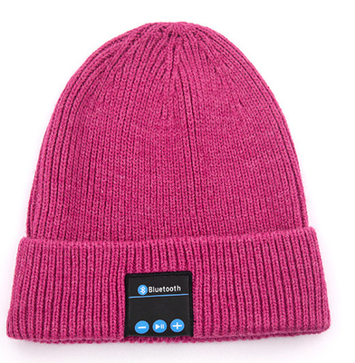 Trendy Embroidered Knit Hat Winter Warm Hat Cuffed Various Colors