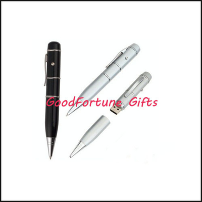 School Office Multifunction Ballpoint Pen Customized Ball Point Pens With USB And Laser