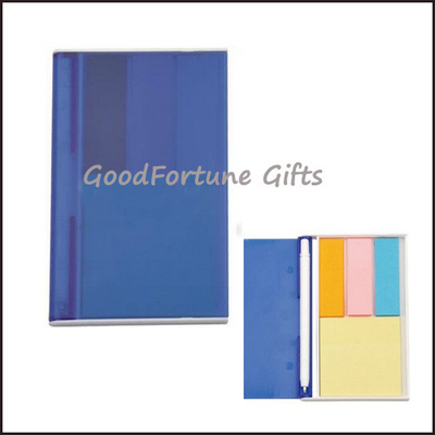 Plastic Cover Diary Sticky Notes With Pen Customizable Notepad And Sticky Notes