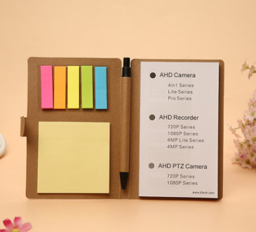 80 Sheets Custom Journal Notebook Notepad With Sticky Notes And Pen A5 Size