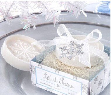 Handcrafted Creative Wedding Gift Soap Wedding Favors With Gift Box Delicate Design