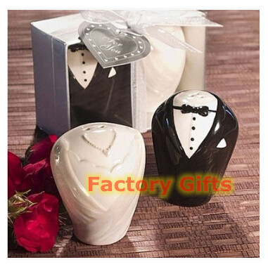 Customization Simple Wedding Favors Memorable Ceramic Seasoning Jar Elegant