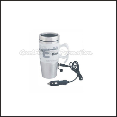 650ml Car Plug In Coffee Mug And Cup Stainless Steel Electrothermal Cup Heat Retention