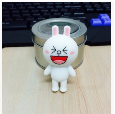 Business Gift Soft Rubber Pvc Usb Flash Drive  32GB Flash Drive Silkscreen Printing