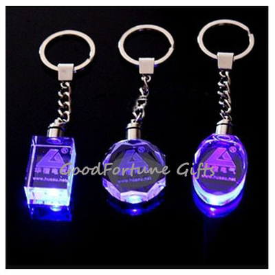 Premium Custom Crystal Keychain Santa Clause Christmas Led Light Keychain