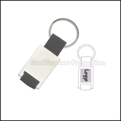 Sleek Aesthetic Portable Zinc Alloy Keychain Business Promotional Keyrings Gifts Customization