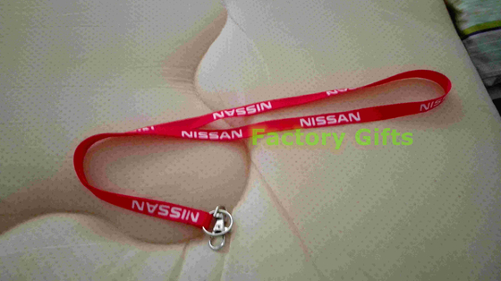 Durable Custom Printed Lanyards Promotional Items With Nissan Honda Logo 36 Inches Length