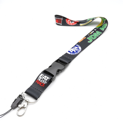 Sublimation Custom Polyester Lanyards Double Sided Printing Phone Neck Lanyard