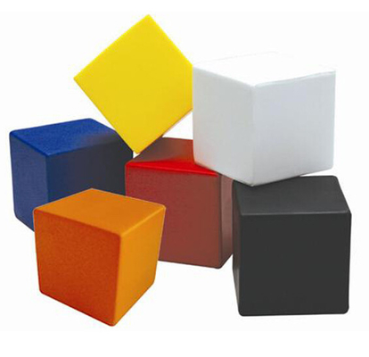 Dice Cube Irregular Stress Relief Balls Custom Shaped Stress Balls For Sensory Therapy
