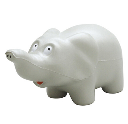 Relaxation Elephant Stress Ball Customizable Animal Shaped Stress Toys 2.5 Inches