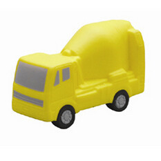 Pu Foam Cement Mixer Truck Shaped Stress Ball Real Estate Industry Customized