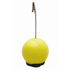 Logo Printed Soft Card Holder Foam Stress Ball With Clip For Party 2.5inches