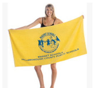 Quick Drying Oversized Custom Microfiber Beach Towels Sand Free