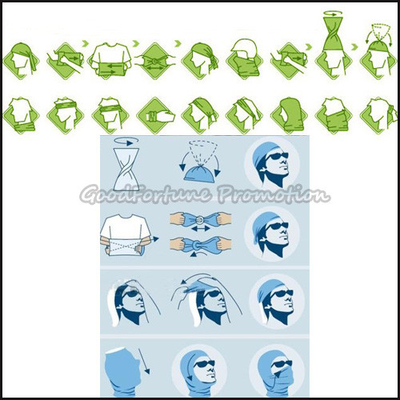 50*24cm Outdoor Polyester Head Scarf Travel Bicycle Mens Polyester Scarves