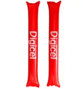 Customized Thunder Inflatable Cheering Stick Festive Lightweight Vibrant Colors