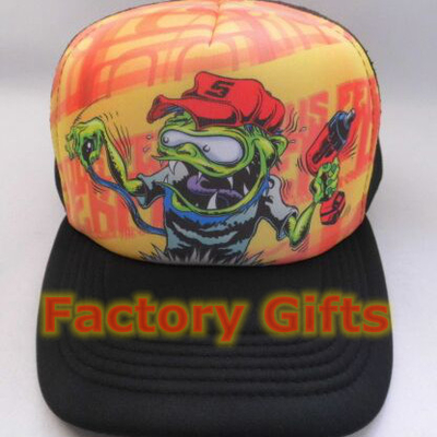 Full Color Sublimation Printing Mesh Back Trucker Cap Personalized Business Gifts