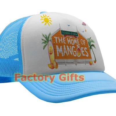Full Color Sublimation Printing Mesh Back Trucker Cap Personalized Business Gifts