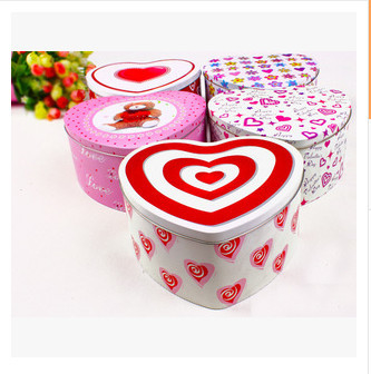 Full Color Custom Promotional Packaging Tin Can Candy Metal Tin Storage Box With Hinged Lid
