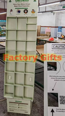 Personalization Supermarket Corrugated Display Stand Customizable Greeting Card Display Rack